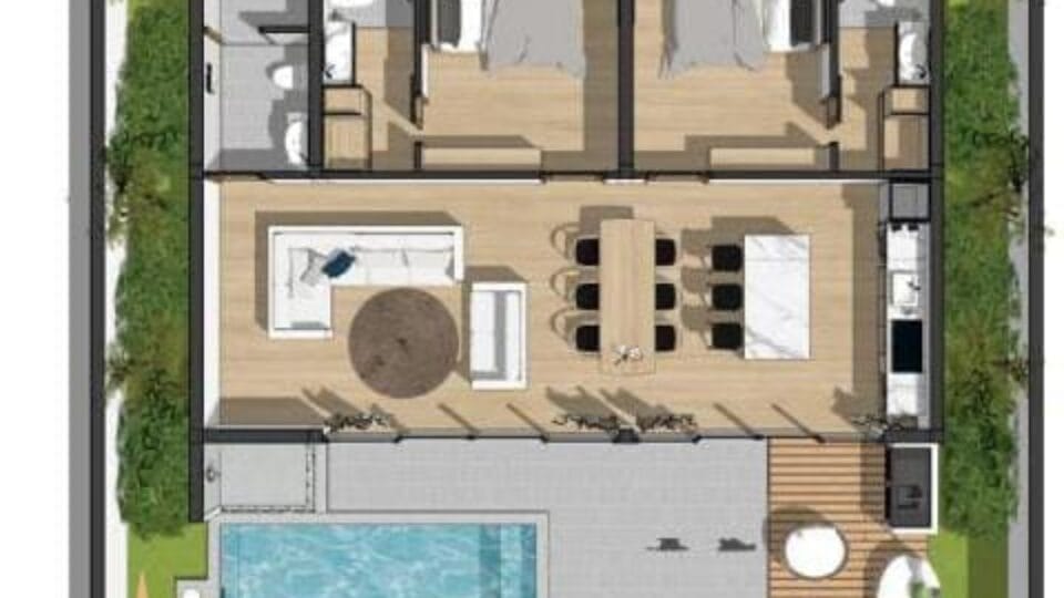 2 Bed Floor Plan
