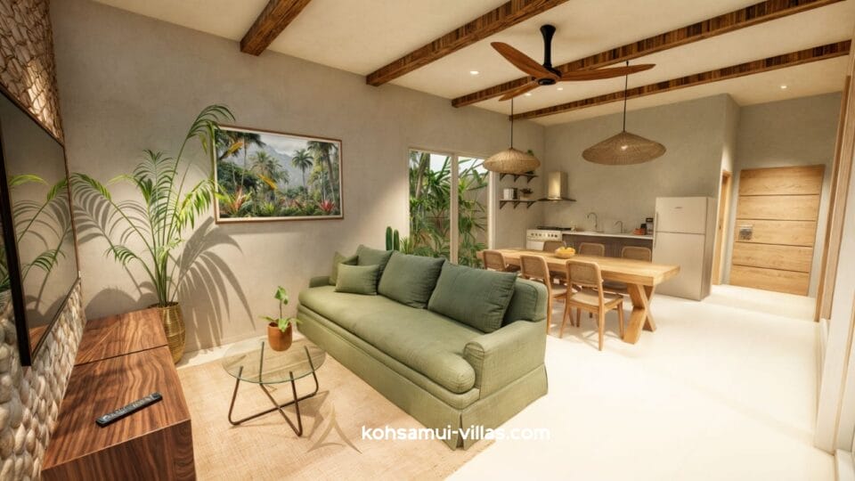 Modern 2 Bedroom Pool Villa For Sale in Bophut (11)