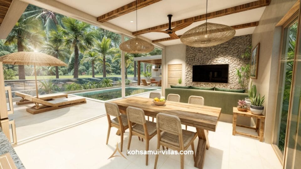 Modern 2 Bedroom Pool Villa For Sale in Bophut (16)