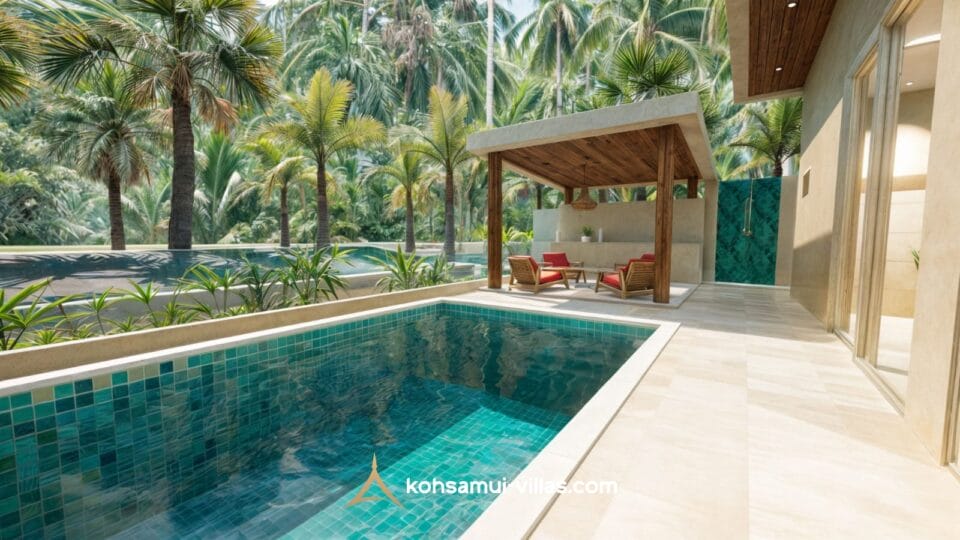 Modern 2 Bedroom Pool Villa For Sale in Bophut (2)