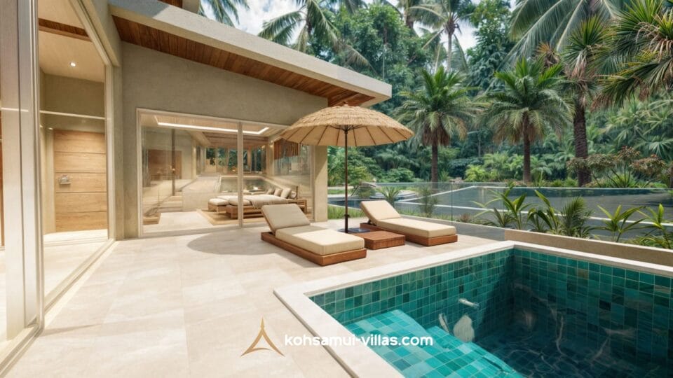 Modern 2 Bedroom Pool Villa For Sale in Bophut (3)