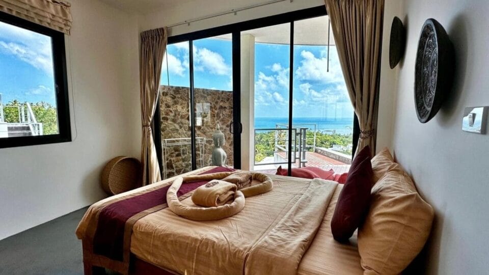 oceanview 2 bedroom villa for sale in Lamai (10)